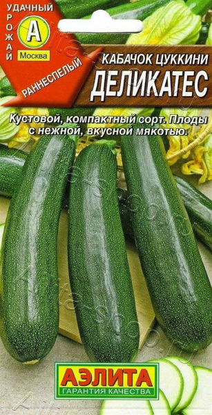Кабачок Деликатес цуккини АЭ 2г Кабачок Деликатес цуккини АЭ 2г