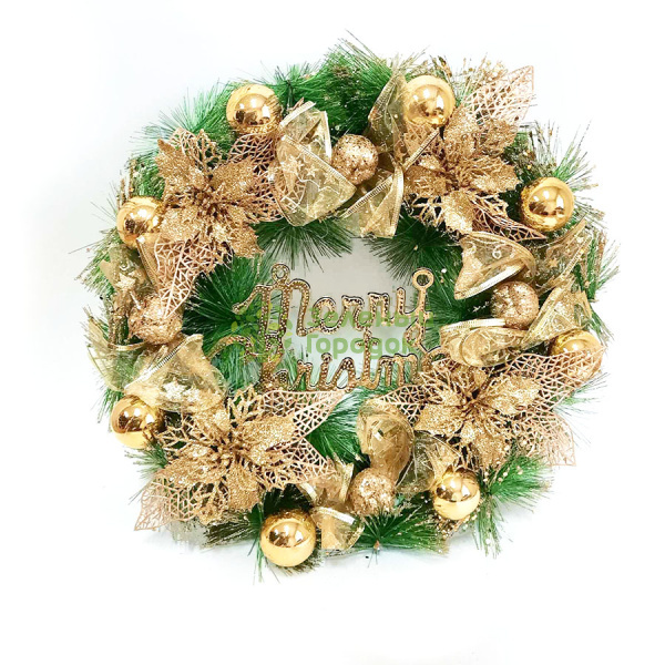 Венок новогодний 40см RM22070615