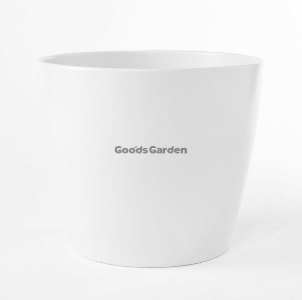 Горшок для цветов 8-32, керамика, д.32 см, белый, арт. 8-32004 (самовывоз и курьер по Минску)