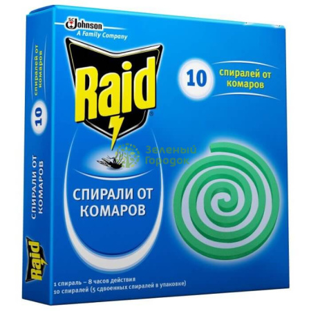 RAID спирали от комаров (10 шт)