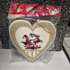 Елочное украшение  "Сердце" RF9-110  (12х11см) (только самовывоз)