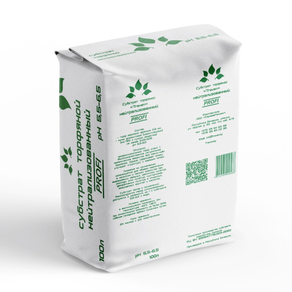 Субстрат торфяной Traven нейтрализованный 100л Субстрат торфяной Traven нейтрализованный 100л