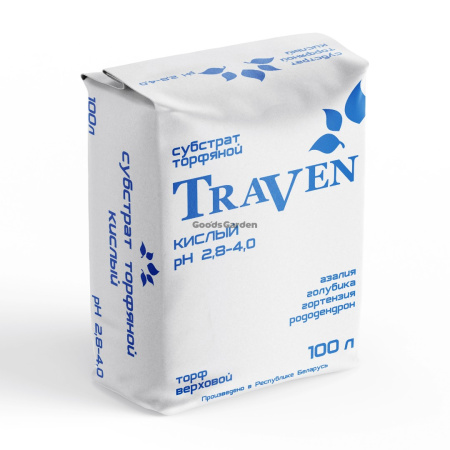 Субстрат торфяной Traven кислый 100л