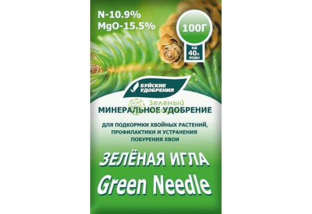 Удобрение минеральное водорастворимое "Зеленая игла" 100г