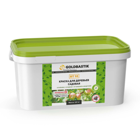 Краска для деревьев садовая Goldbastik BT 10 6,8кг
