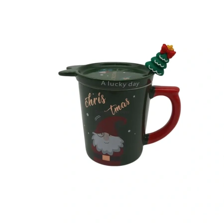 Набор чайный SET-NG13 (380мл 8х10см кружка, крышка, ложка)