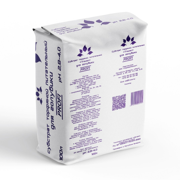 Субстрат торфяной Traven для голубики 100л Субстрат торфяной Traven для голубики 100л